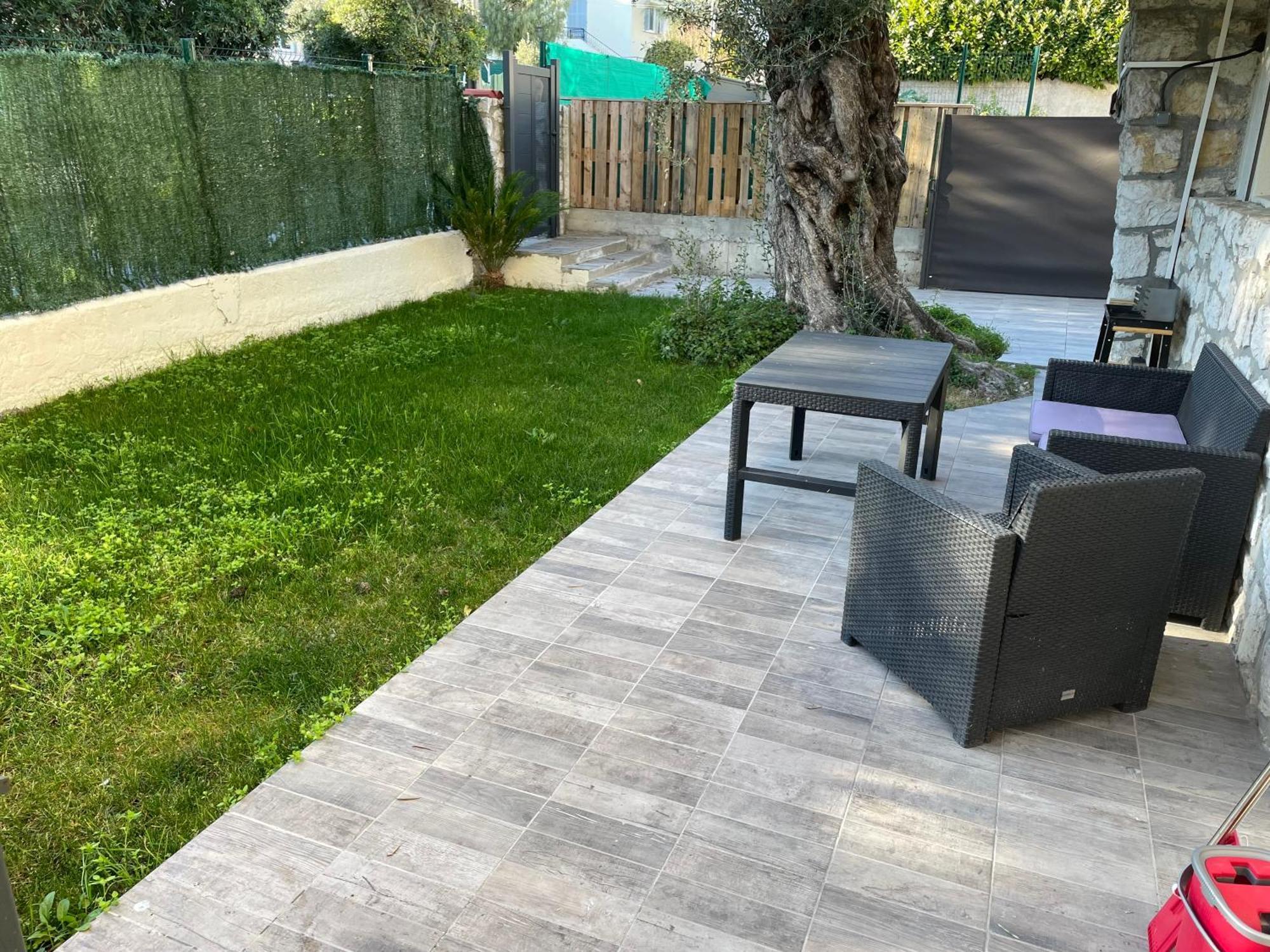 Joli Rez De Jardin 4 Pieces A Cagnes Sur Mer Zewnętrze zdjęcie